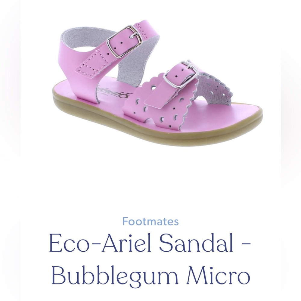 BRAND NEW NEVER WORN Footmates toddler sandal size 6!